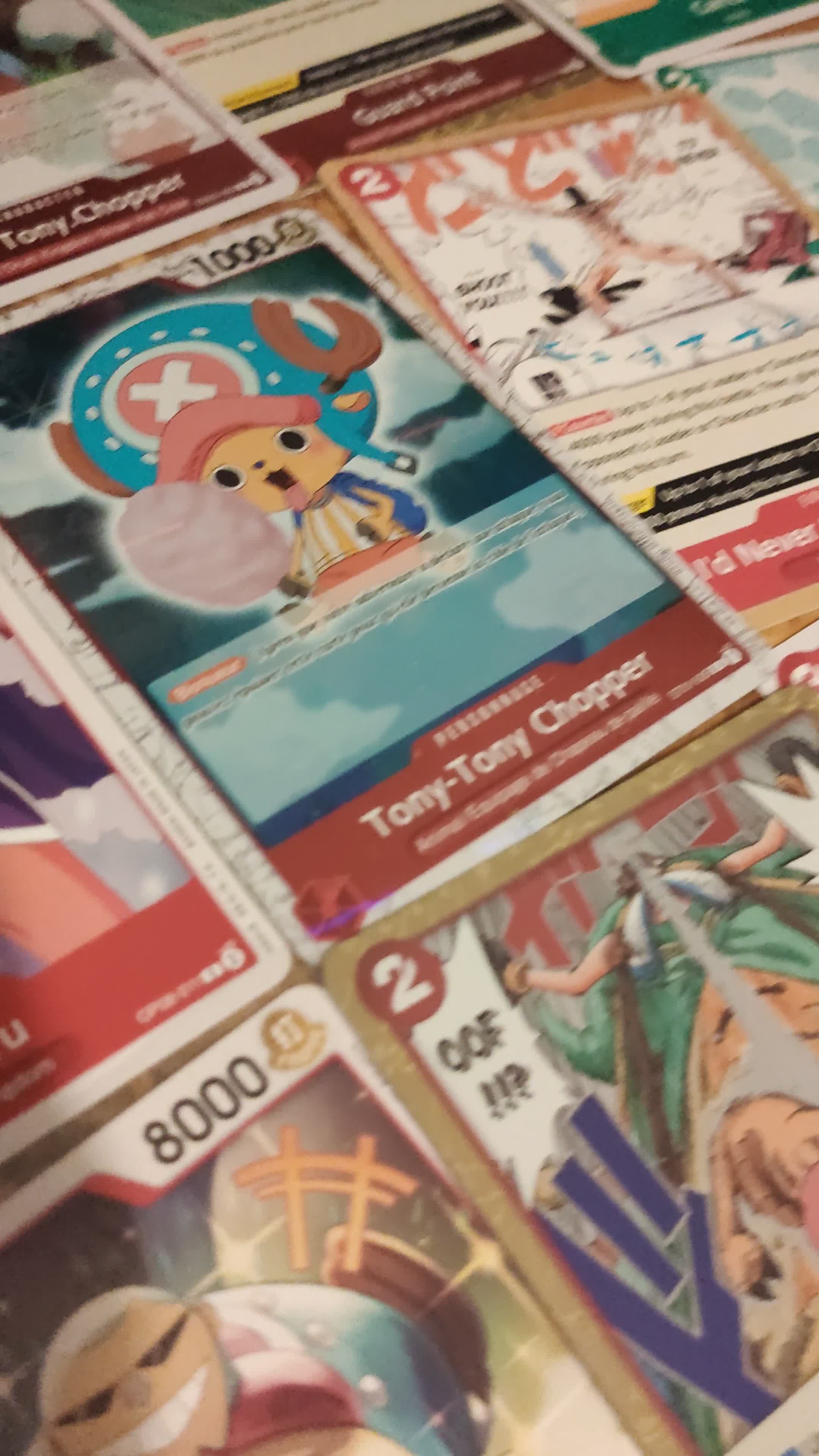 Lot Chopper 🌸 One Piece TCG, video