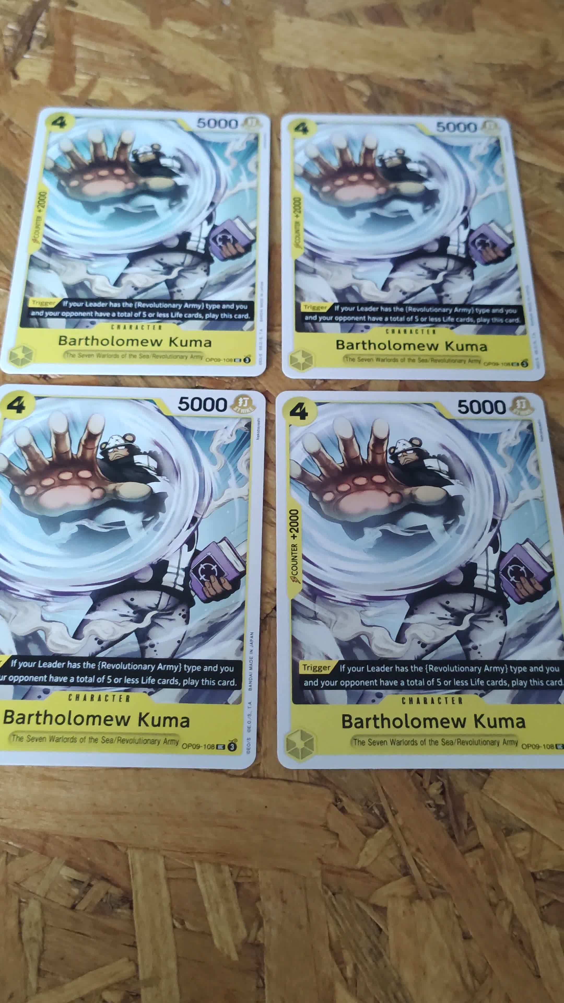 Playset Kuma OP09-108, video